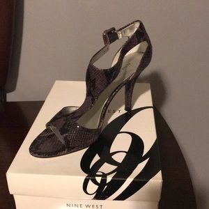 Lavender and blackNine West